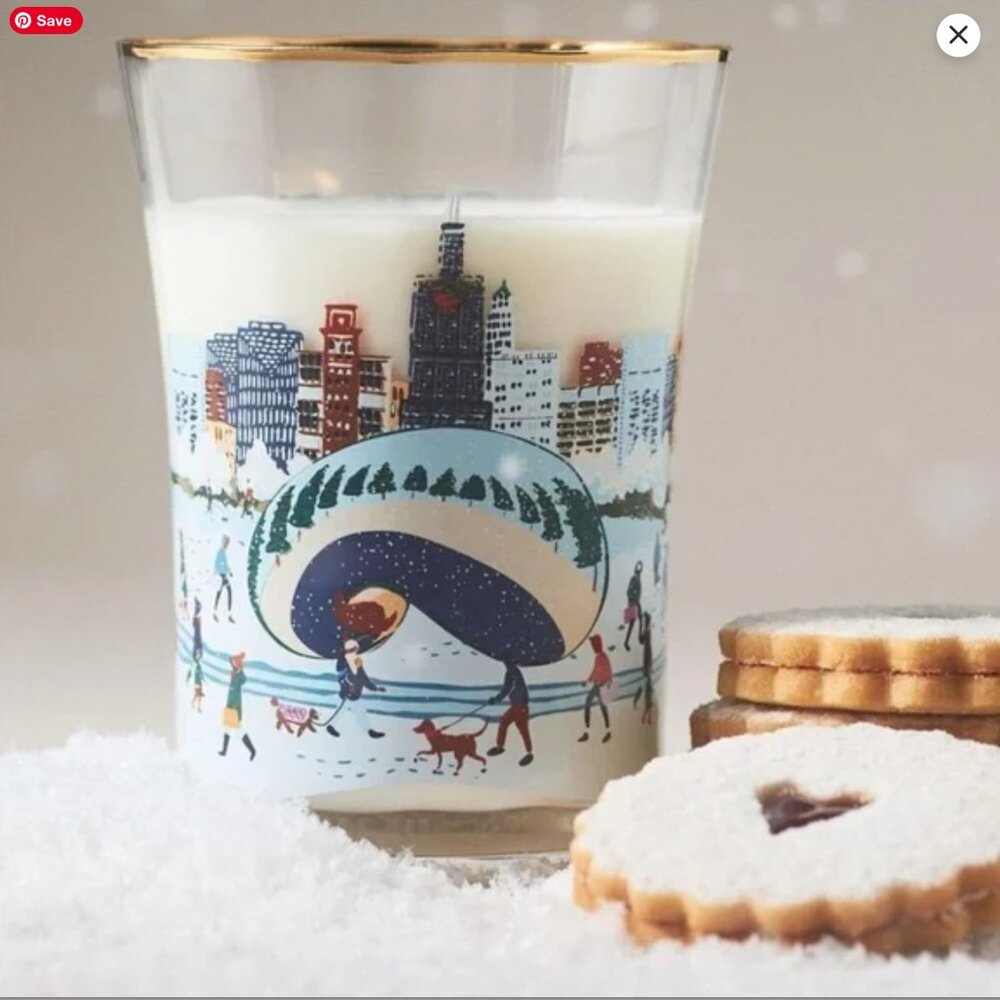 Chicago "Holiday in the City" Juice Glass